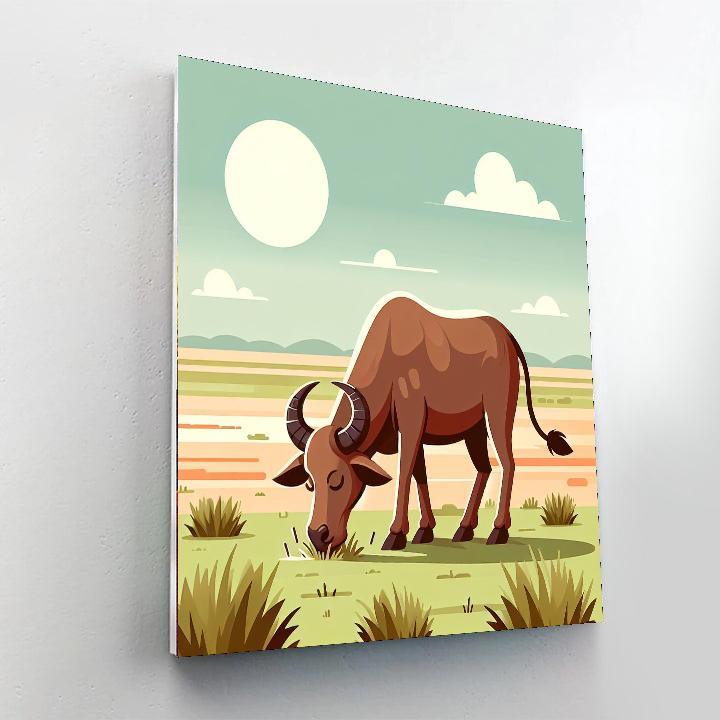 Zestful Zebu Numbered Painting Kits