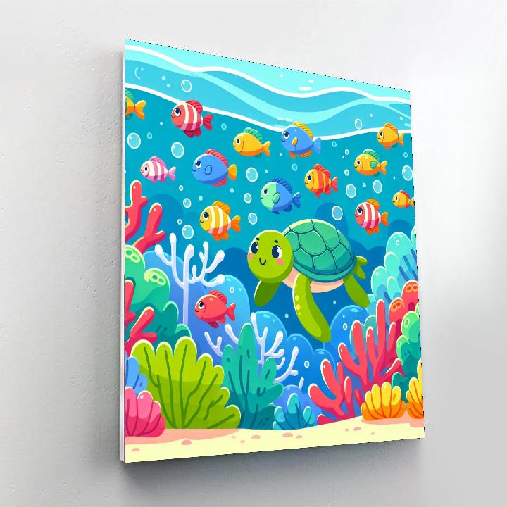 Mysterious Undersea Kingdom Painting Number Kit