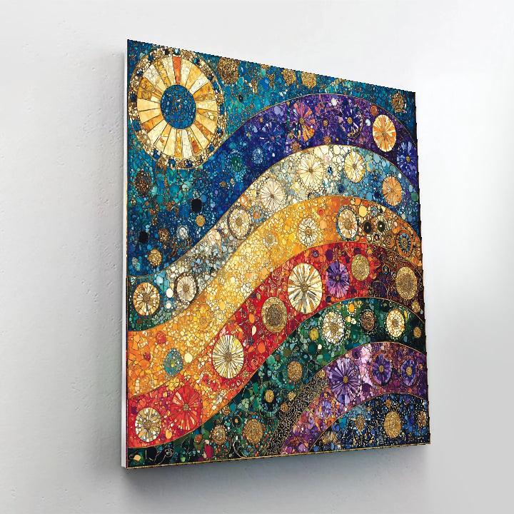 Gustav Klimt Inspired Gilded Patterns  Paint By Numbers Kits