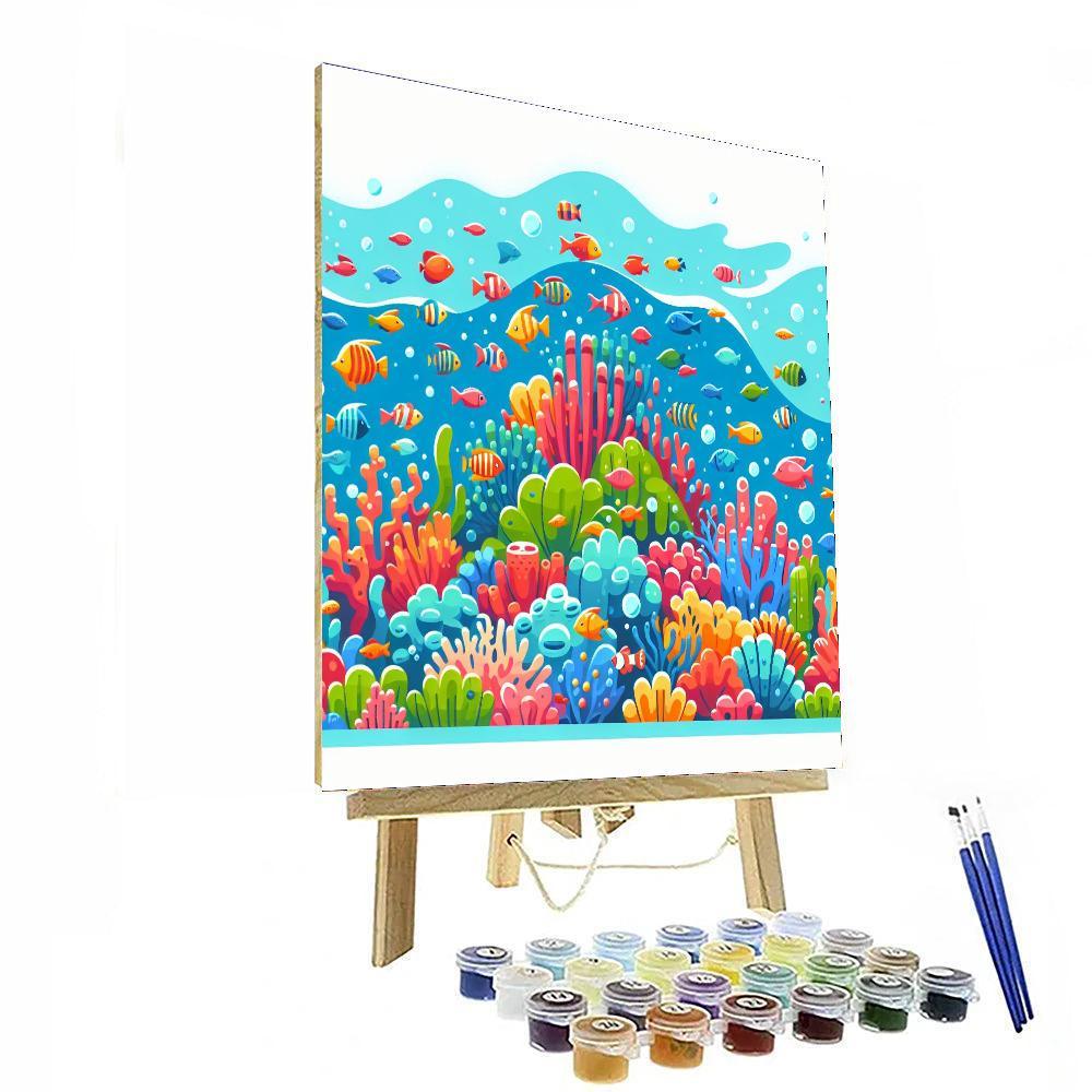 Ocean Reef Expedition Painting By Numbers Kit