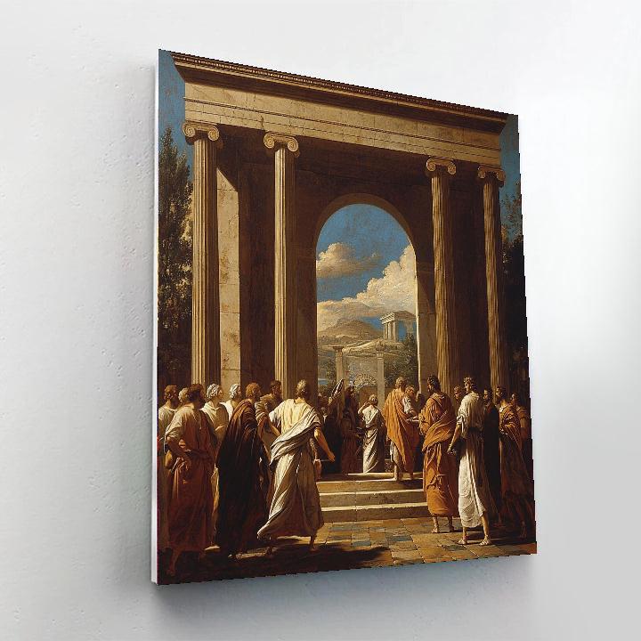 Jacques-Louis David Inspired Timeless Historical Moments  Number Painting