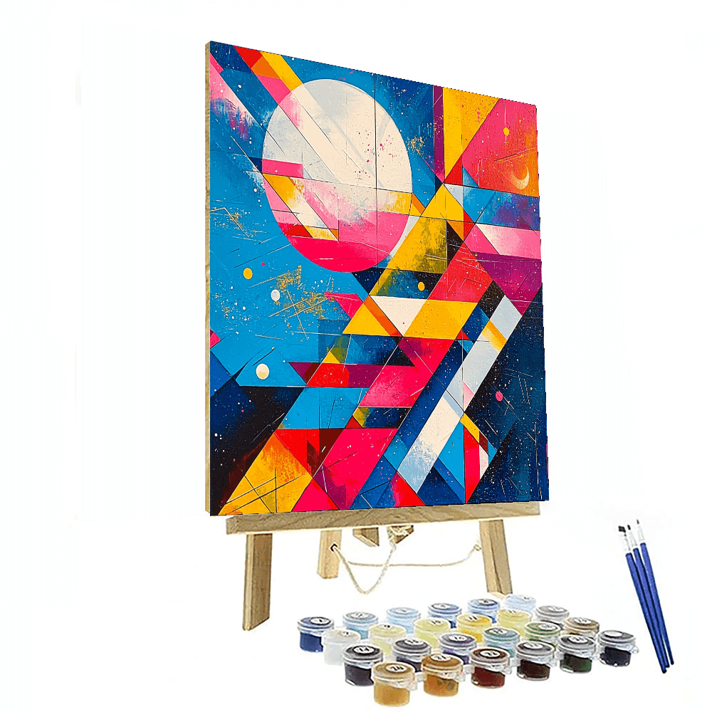 Wassily Kandinsky Inspired Colorful Patterns  Paint By Numbers