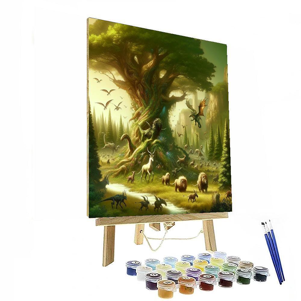 Celtic Woodland Spirits Paint By Color