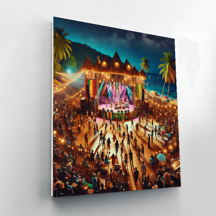 Reggae Sumfest - Montego Bay Paint By Color