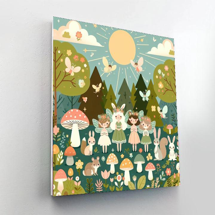 Fairy Woodland Numbered Painting Kits