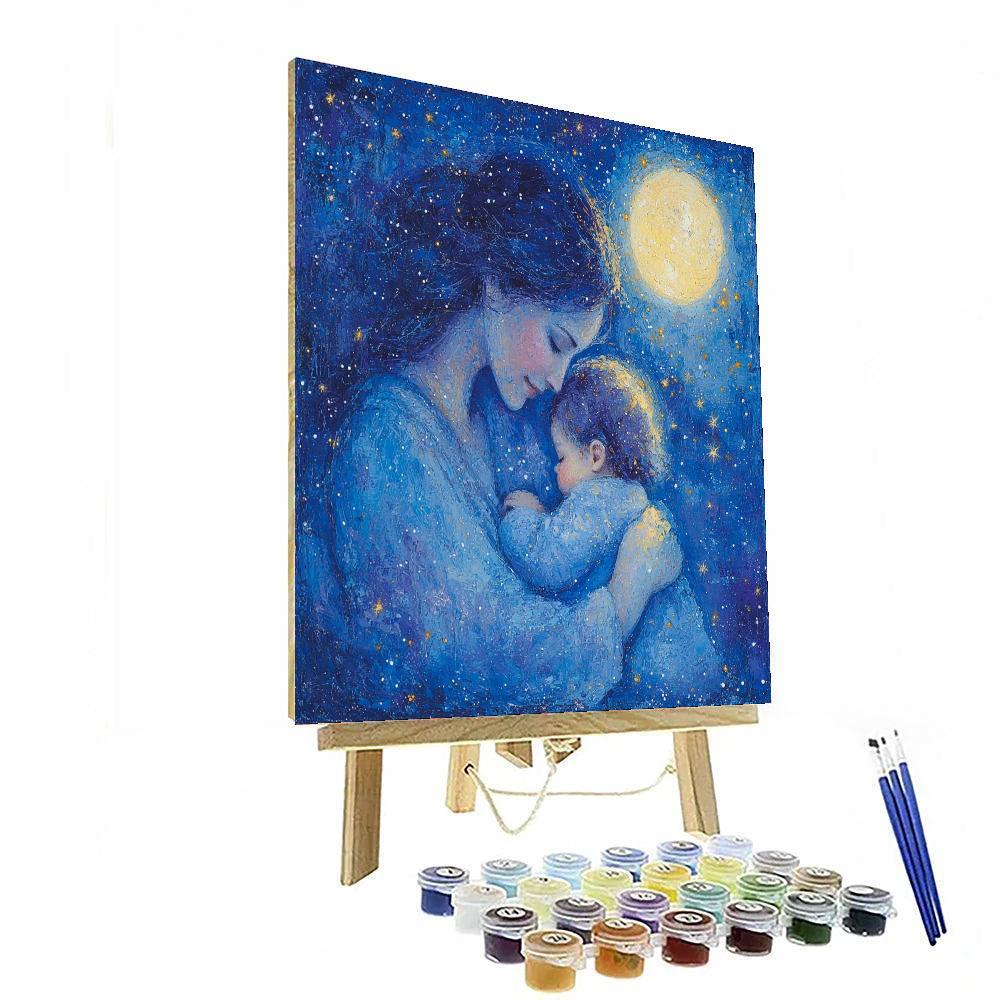 Mother's Joyful Lullaby Painting Number Kit