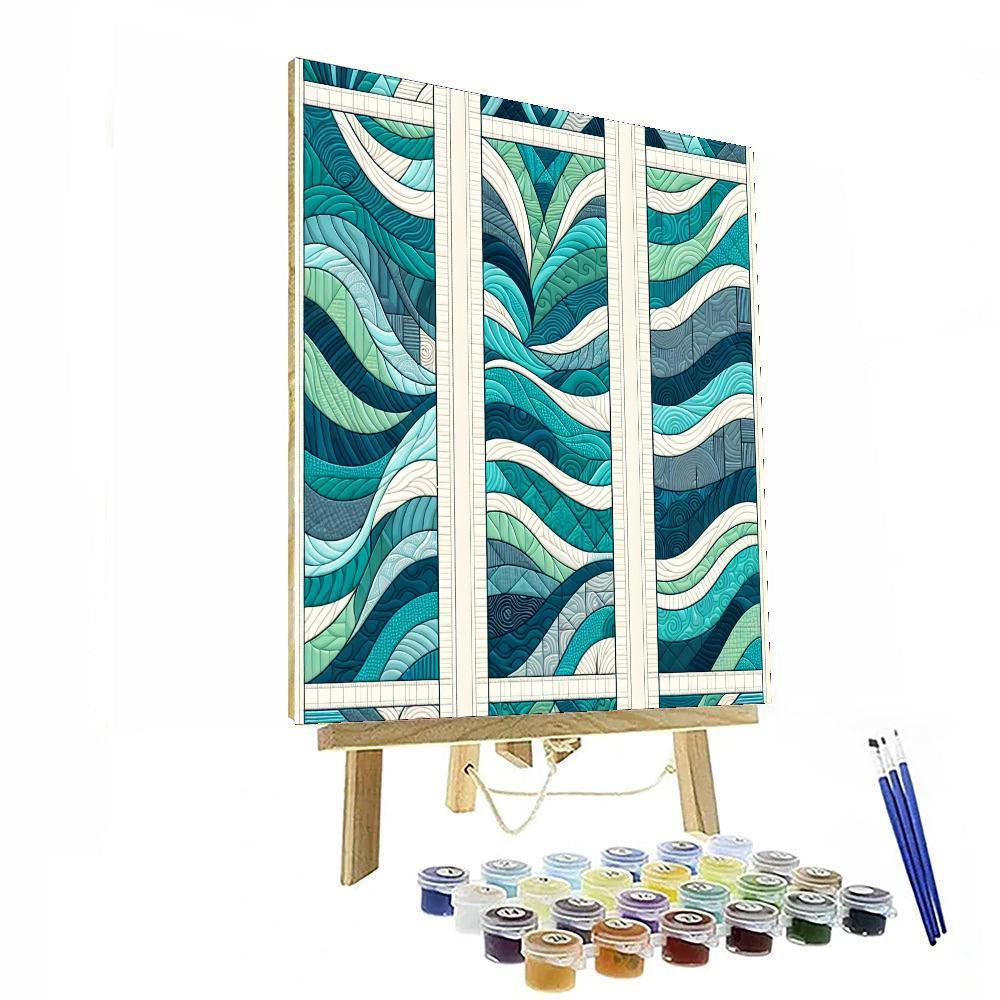 Ocean Breeze Quilt Paint By Numbers