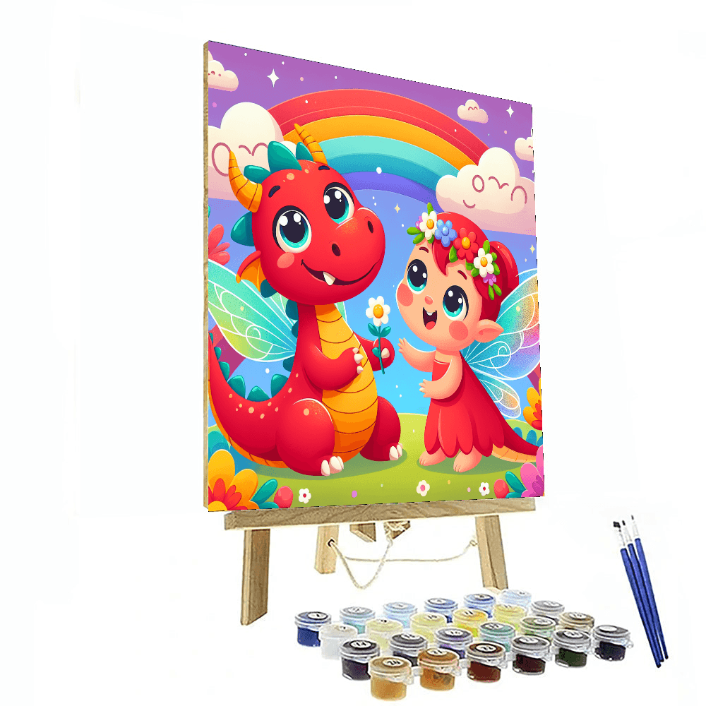 Colorful Mythical Creatures Painting Number Kit
