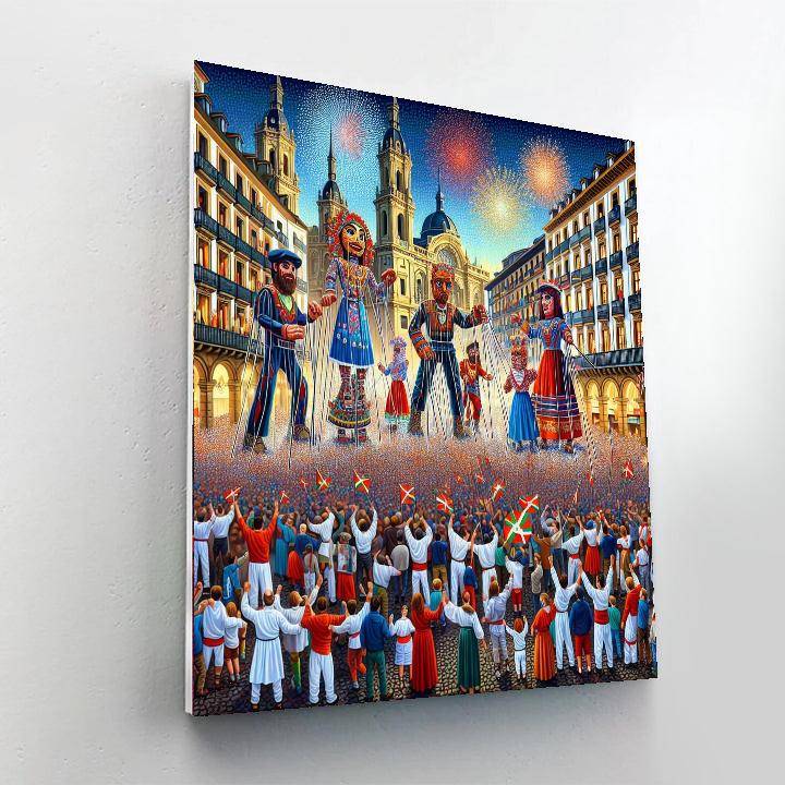 Semana Grande - Bilbao Paint By Numbers Art