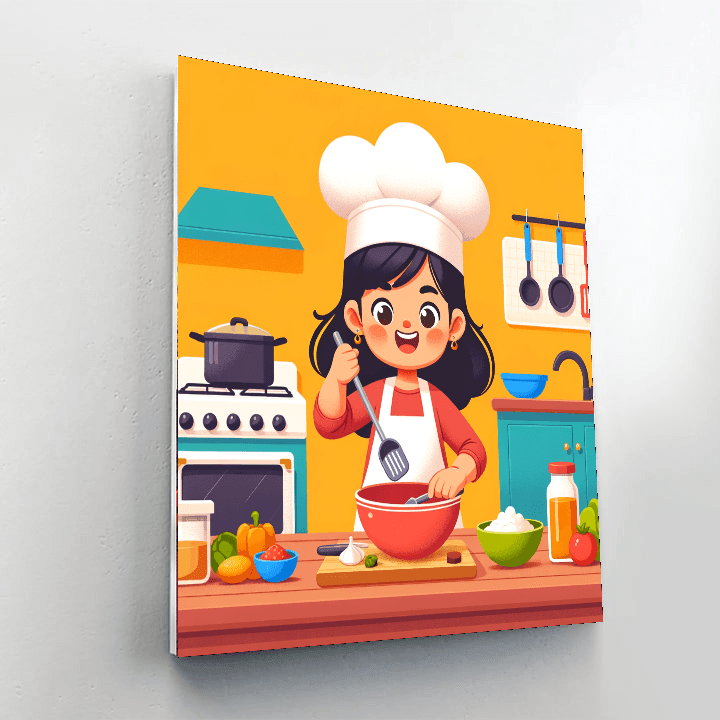 Little Chef's Kitchen Paint By Numbers