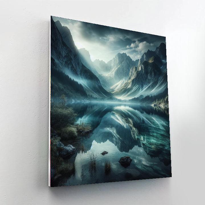 Mountain Lake Majesty Paint By Number