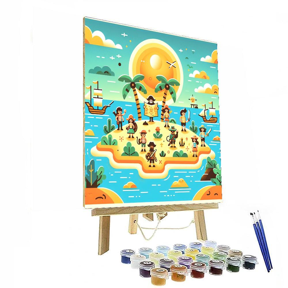 Explorer's Island DIY Paint By Numbers