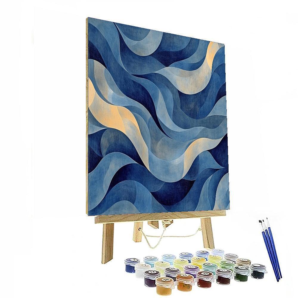 Max Ernst Inspired Waves Of Enchantment  Painting By Numbers Kit