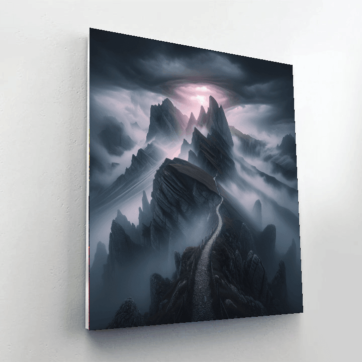 Mystical Mountain Pass Paint By Numbers
