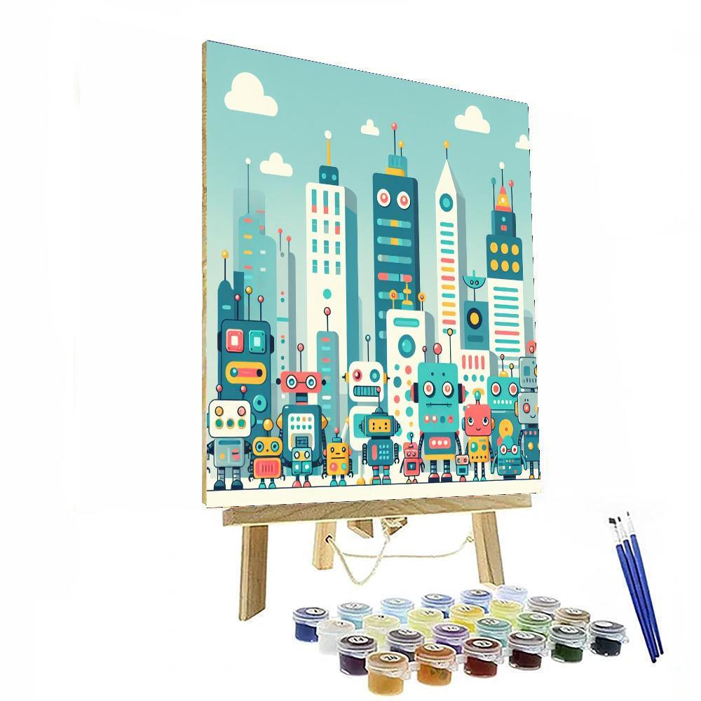 Robotic World Number Painting