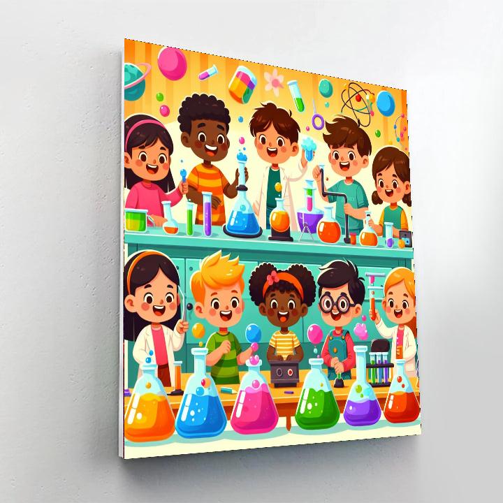 Super Science Adventure Painting Number Kit