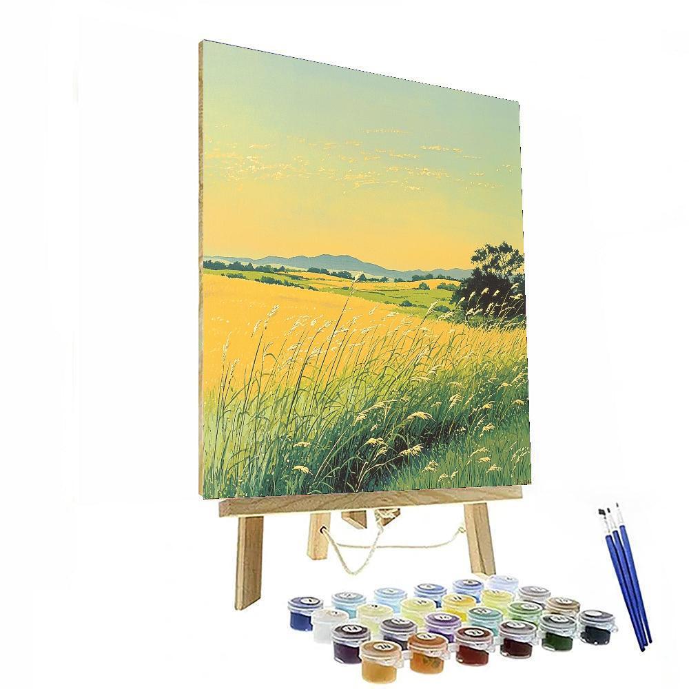 Utagawa Hiroshige Inspired Whispering Winds Of Edo  Number Painting