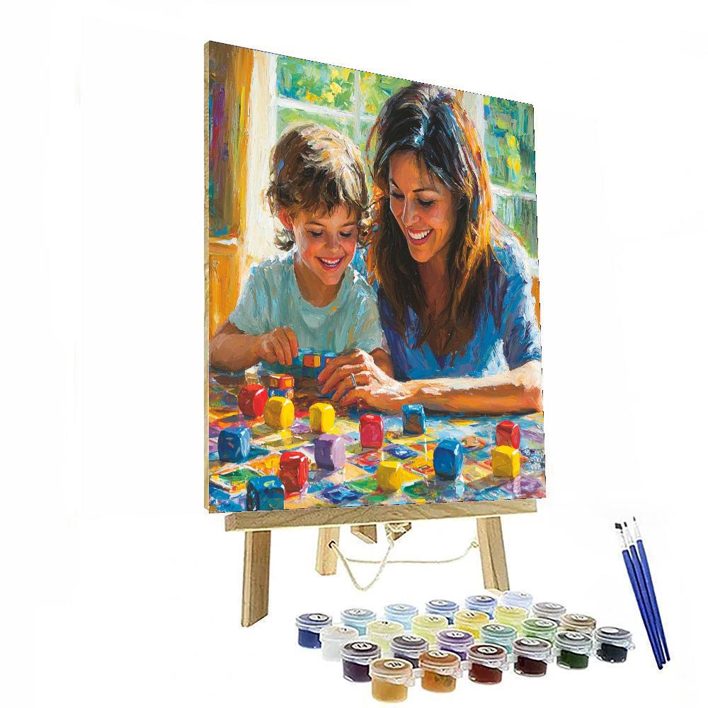 Family Game Night Paint By Number