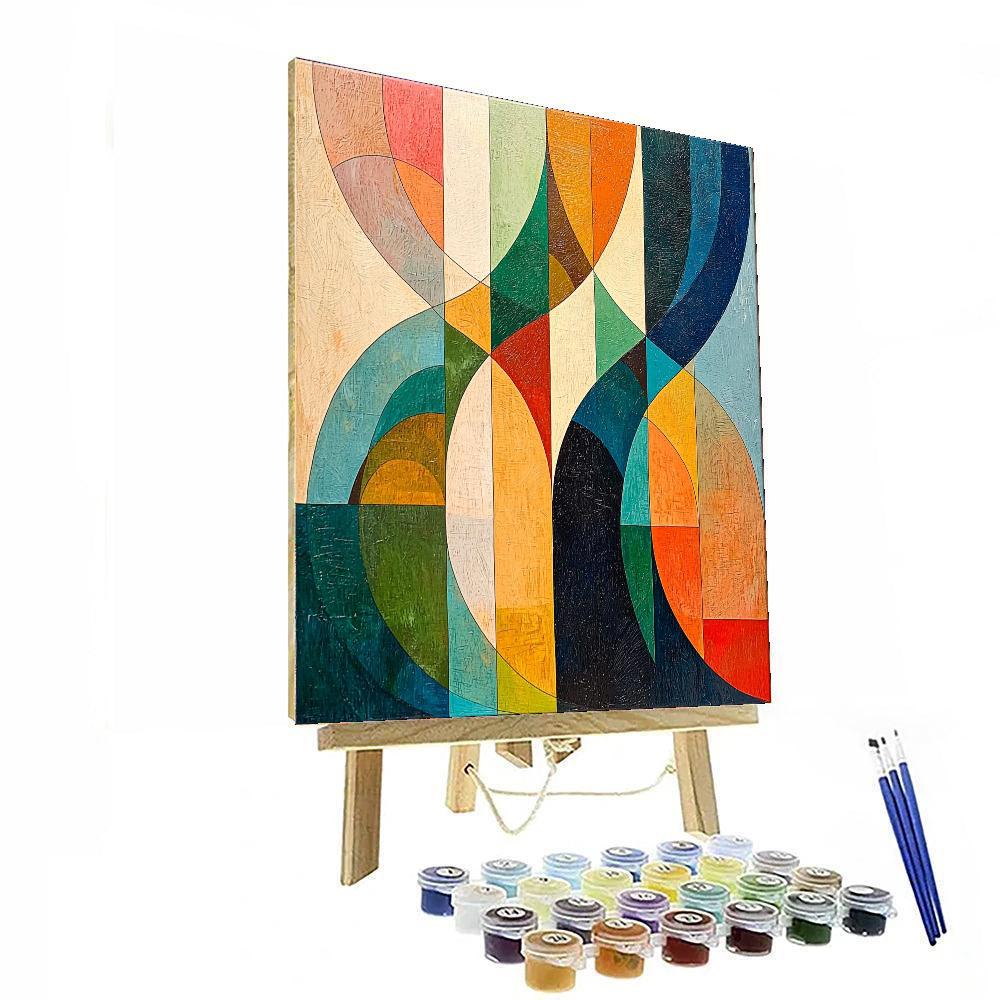 Joan Miró Inspired Chromatic Curves  Paint By Color