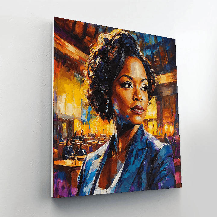 Viola Davis: The Bold Essence Of Annalise Keating DIY Paint By Numbers