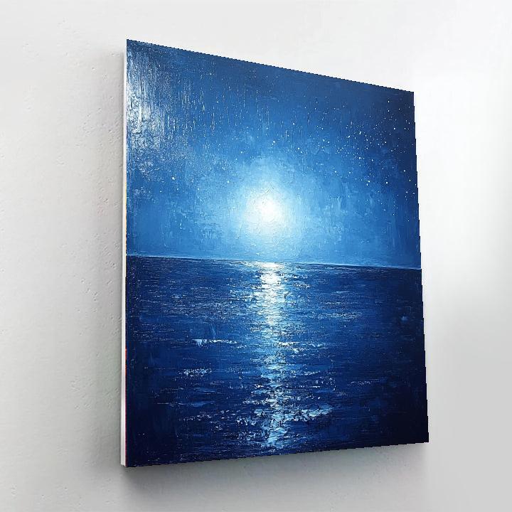 Paul Cézanne Inspired Abstract Nightfall  Paint By Numbers Art