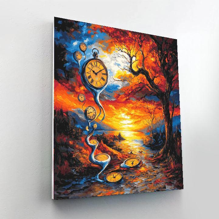 Salvador Dalí Inspired Surrealist Dreams  Painting By Numbers Kit