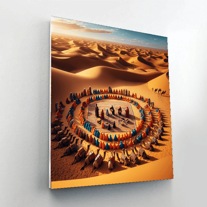 Festival Of The Desert - Morocco Number Painting
