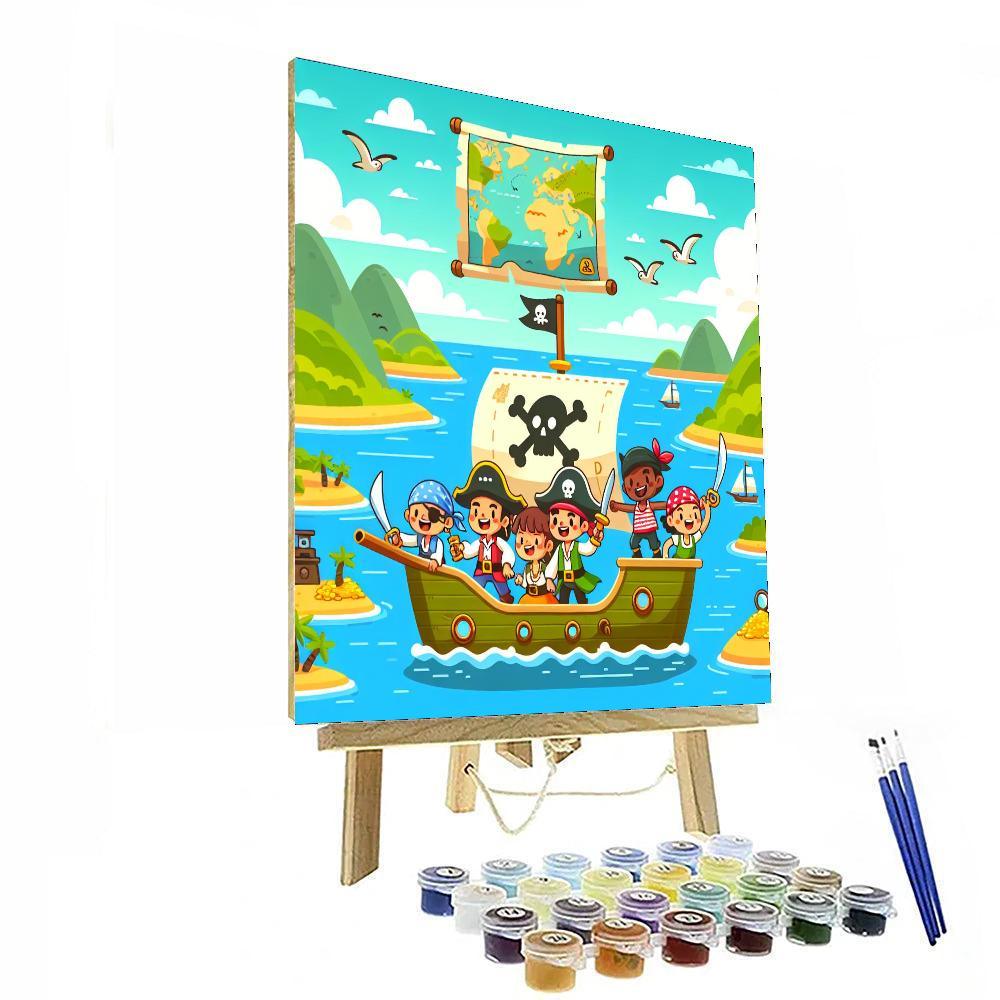 Adventure Pirates Quest Numbered Painting Kits