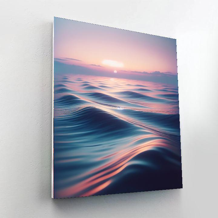 Calming Ocean Breeze Number Painting