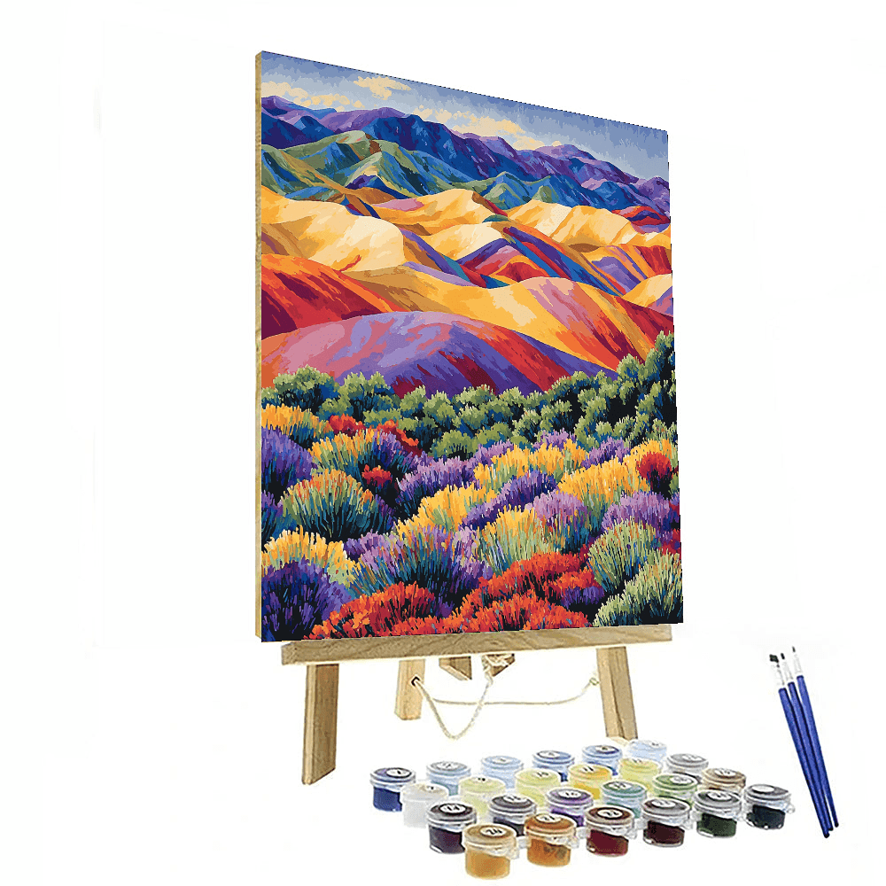 Coloured Earth Of Chamarel, Mauritius Painting Number Kit