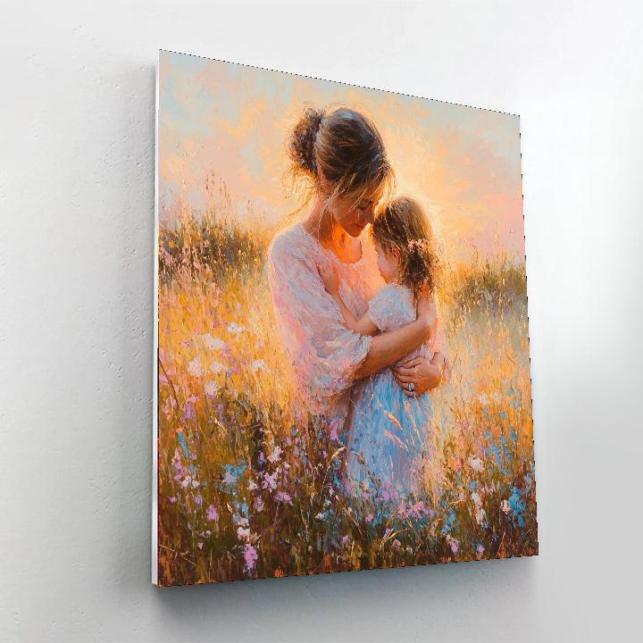 Forever In Her Heart Number Painting