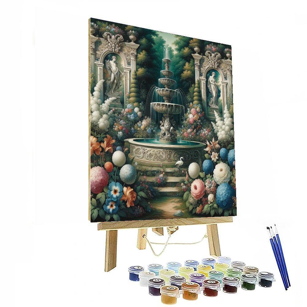 Classical Garden Delight Paint By Numbers