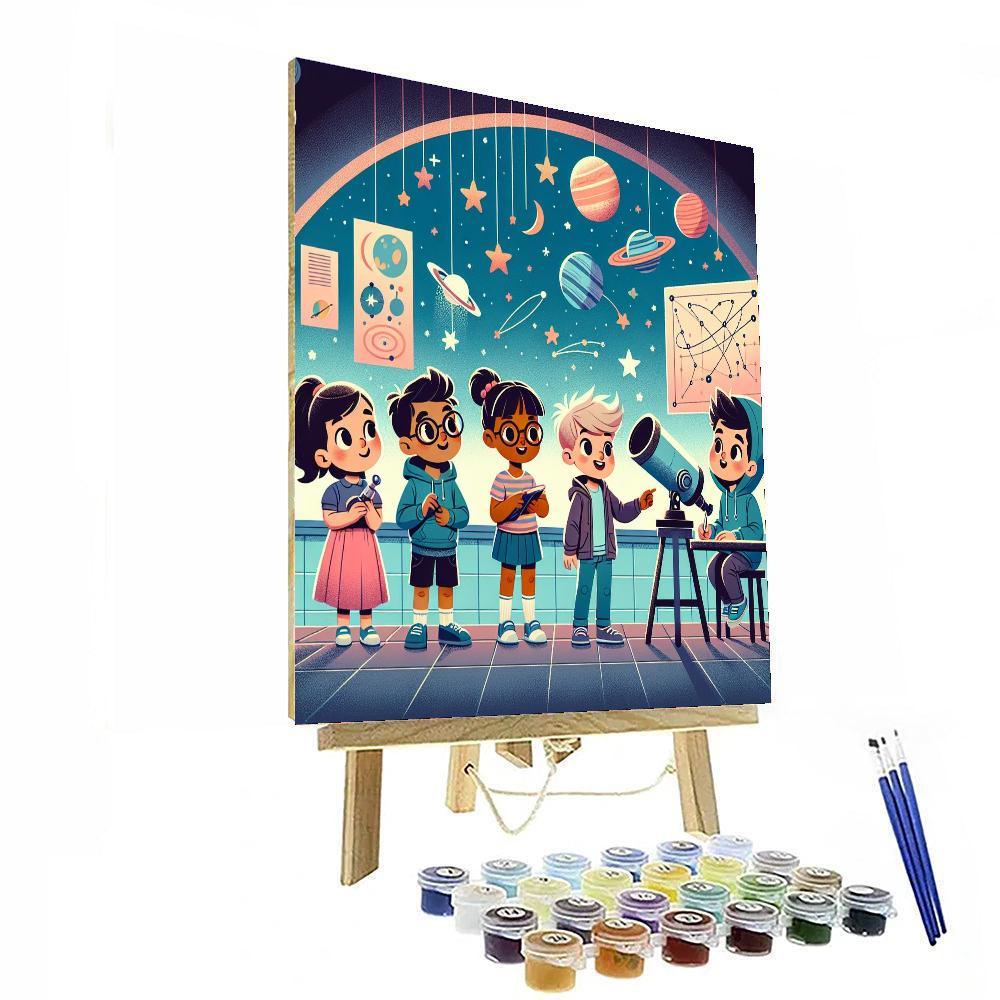Cosmic Quest For Knowledge Painting Number Kit