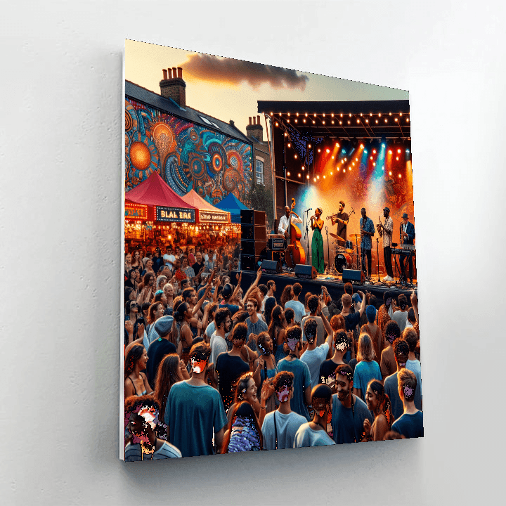 Montreal Jazz Festival Paint By Number