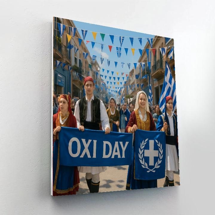 Ohi Day - Greece DIY Paint By Numbers