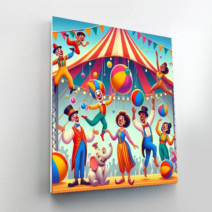 Adventures At The Circus Painting By Numbers Kit