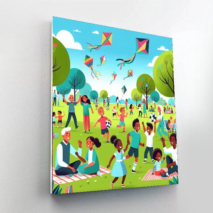 Sunny Park Days Paint By Numbers Kits