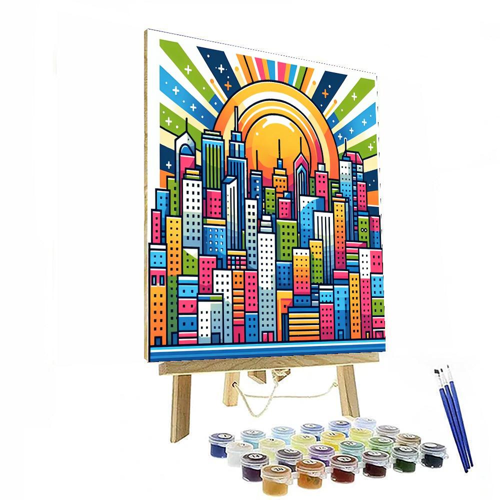 City Skyline Wonders Paint By Numbers