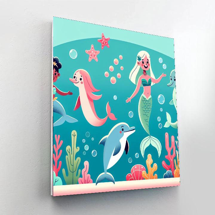 Aquatic Fantasy Realm Painting By Numbers Kit