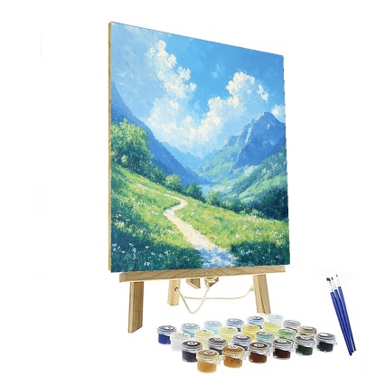 John Constable Inspired Majestic Mountain Trails  Paint By Numbers Kits