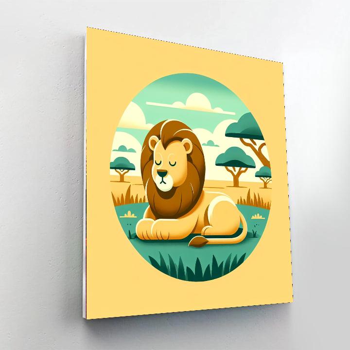 Sunny Savannah Numbered Painting Kits