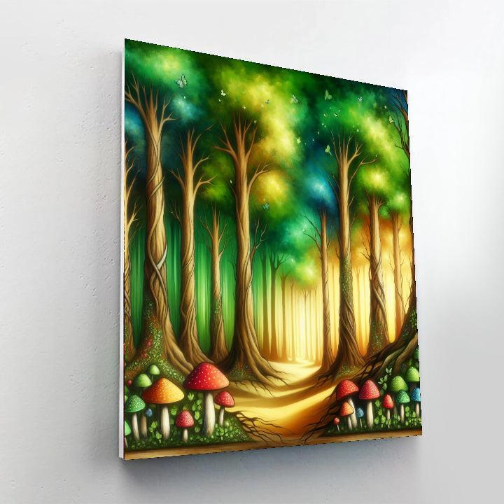 Fairytale Forest Hideaway Number Painting
