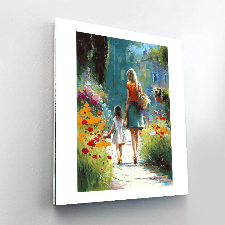 A Walk In The Garden Paint By Number