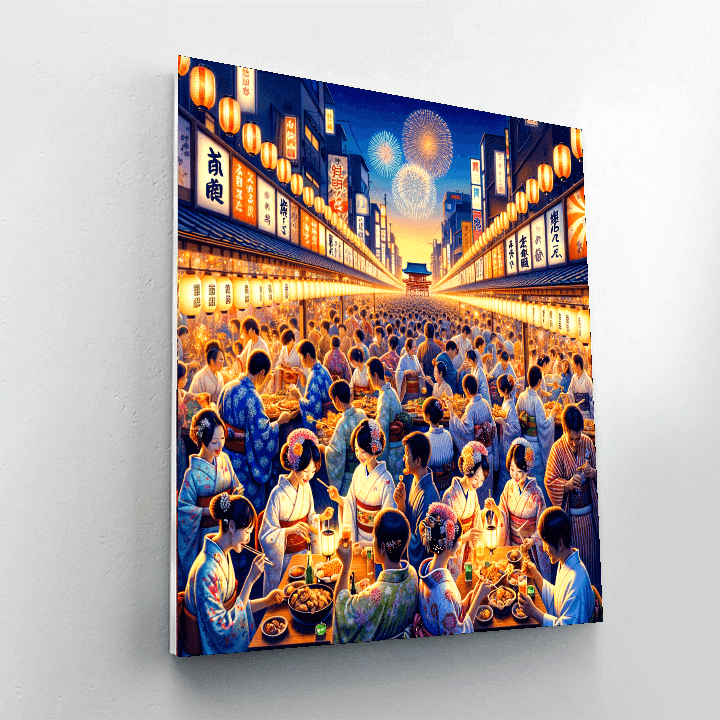 Tokyo Summer Festival Paint By Numbers Kits