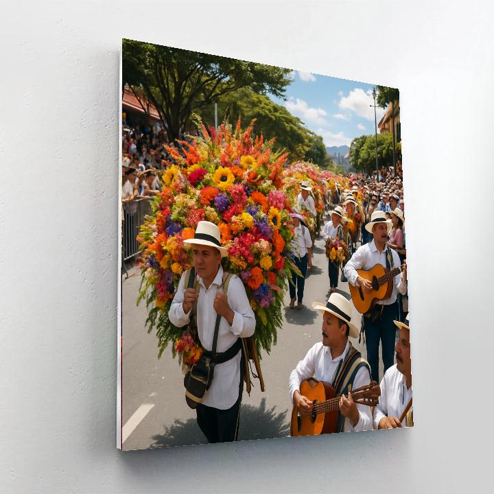 International Flower Festival - Colombia DIY Paint By Numbers