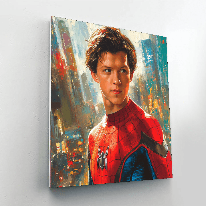 Tom Holland: Unmasking The Charm Of Spider-man Paint By Number