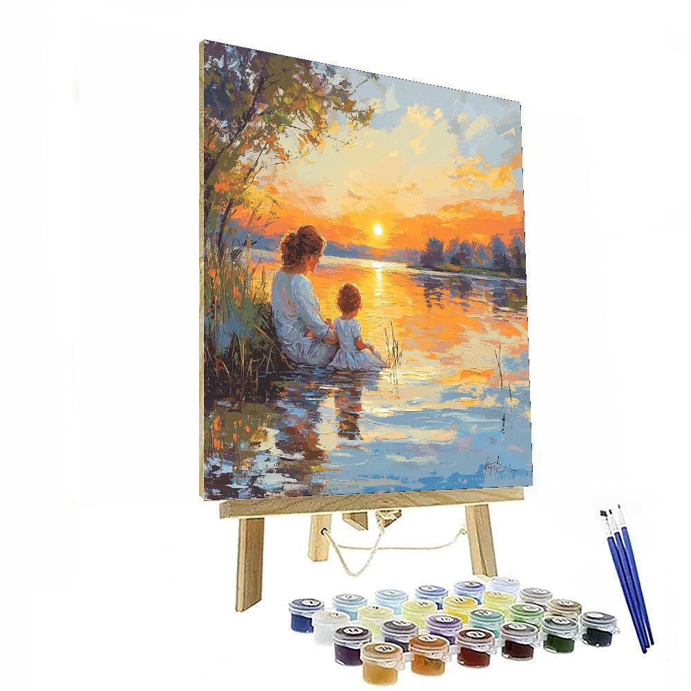 Mother's Day Serenity Paint By Color