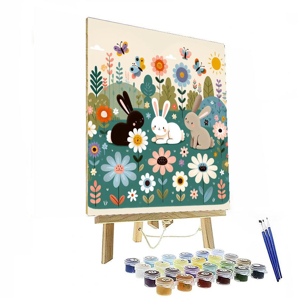 Serene Garden Stroll Paint By Numbers Art