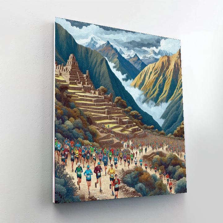 Inca Trail Marathon - Peru Paint By Numbers Art