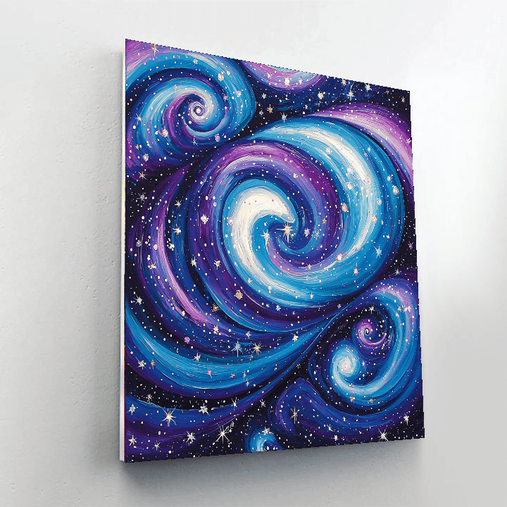 Yayoi Kusama Inspired Cosmic Patterns  Paint By Numbers